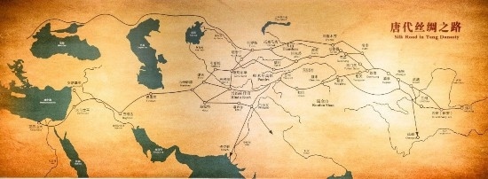 唐代絲綢之路，經過新疆眾多地區(qū)。（圖片來源：視覺中國）