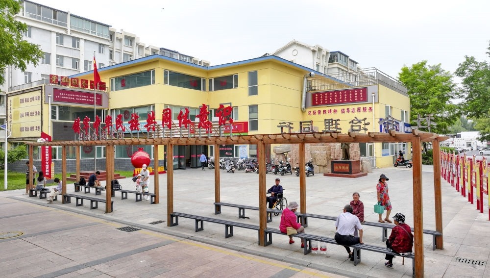 6月20日拍攝的長(zhǎng)城花園社區(qū)一角（無人機(jī)照片）。