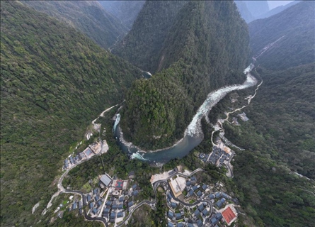 2023年3月10日，云南獨龍江航拍