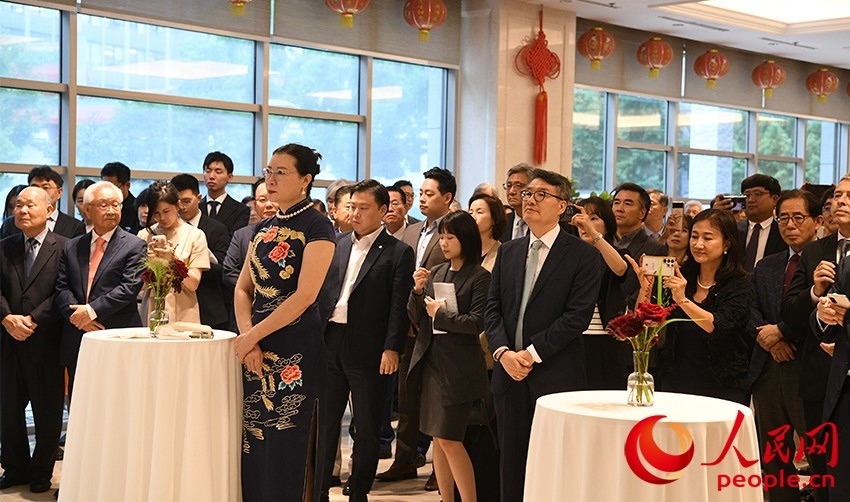 招待會現(xiàn)場。人民網(wǎng) 李帆攝