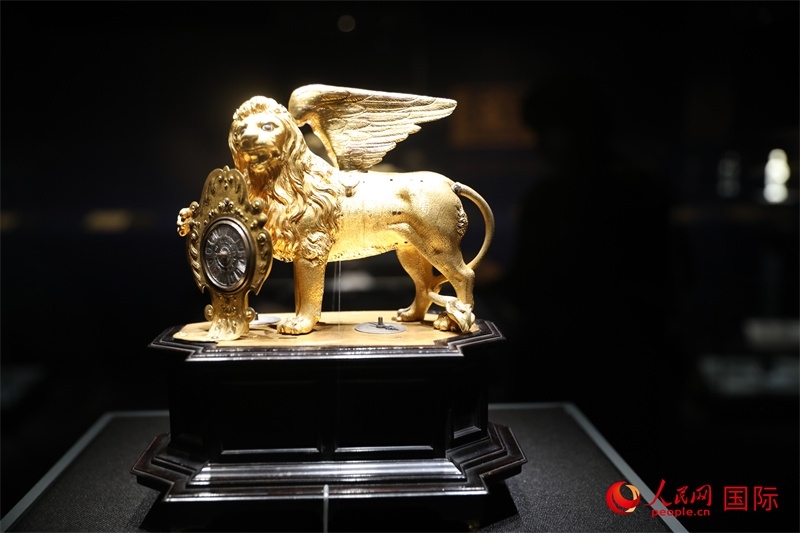 展覽“傳奇之旅：馬可·波羅與絲綢之路上的世界”展品。人民網(wǎng) 殷韜攝