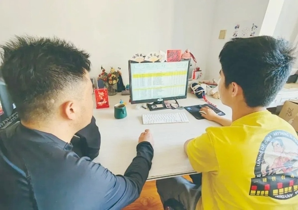 一起上課的畫面。北京航空航天大學(xué)供圖