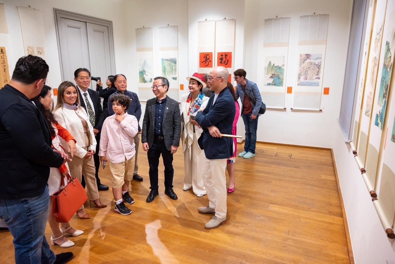 圖為展覽現(xiàn)場。布魯塞爾中國文化中心供圖