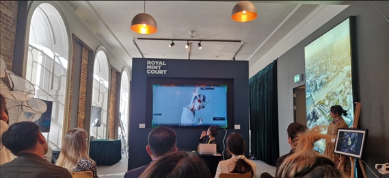 中英青年數(shù)字創(chuàng)意產(chǎn)學(xué)交流會(huì)現(xiàn)場(chǎng)。逸麟 攝