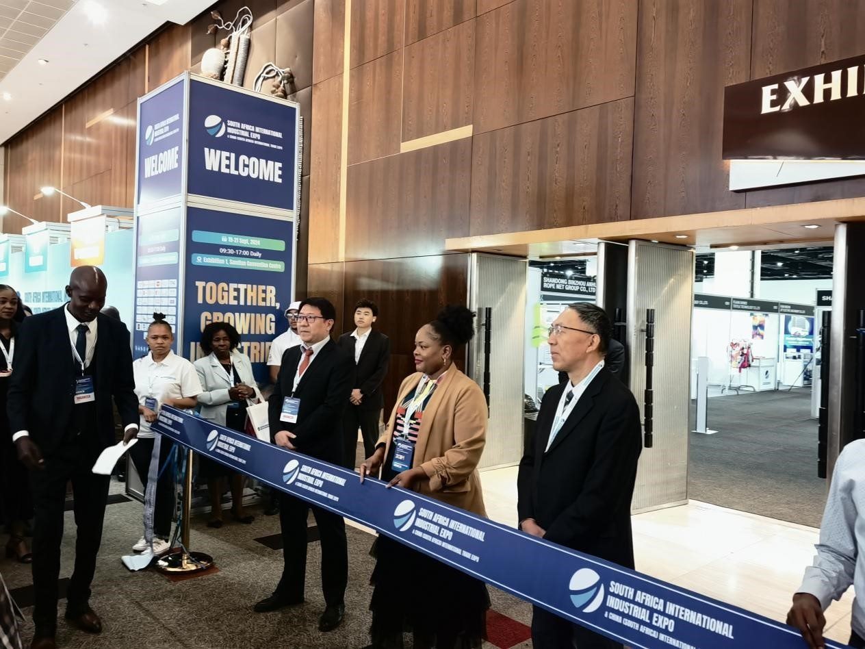 19日，第三屆南非國(guó)際工業(yè)展暨中國(guó)（南非）國(guó)際貿(mào)易展覽會(huì)在約翰內(nèi)斯堡桑頓會(huì)議中心盛大開幕。主辦方供圖