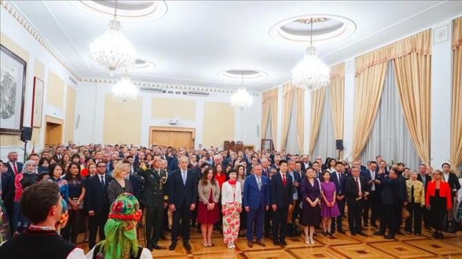 招待會現(xiàn)場。中國駐波蘭大使館供圖