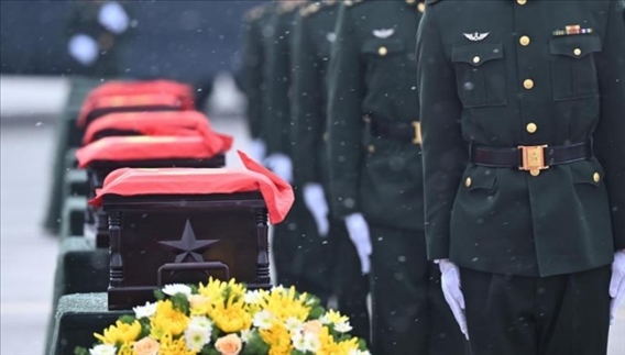 2023年11月，第十批在韓中國(guó)人民志愿軍烈士遺骸回到祖國(guó)