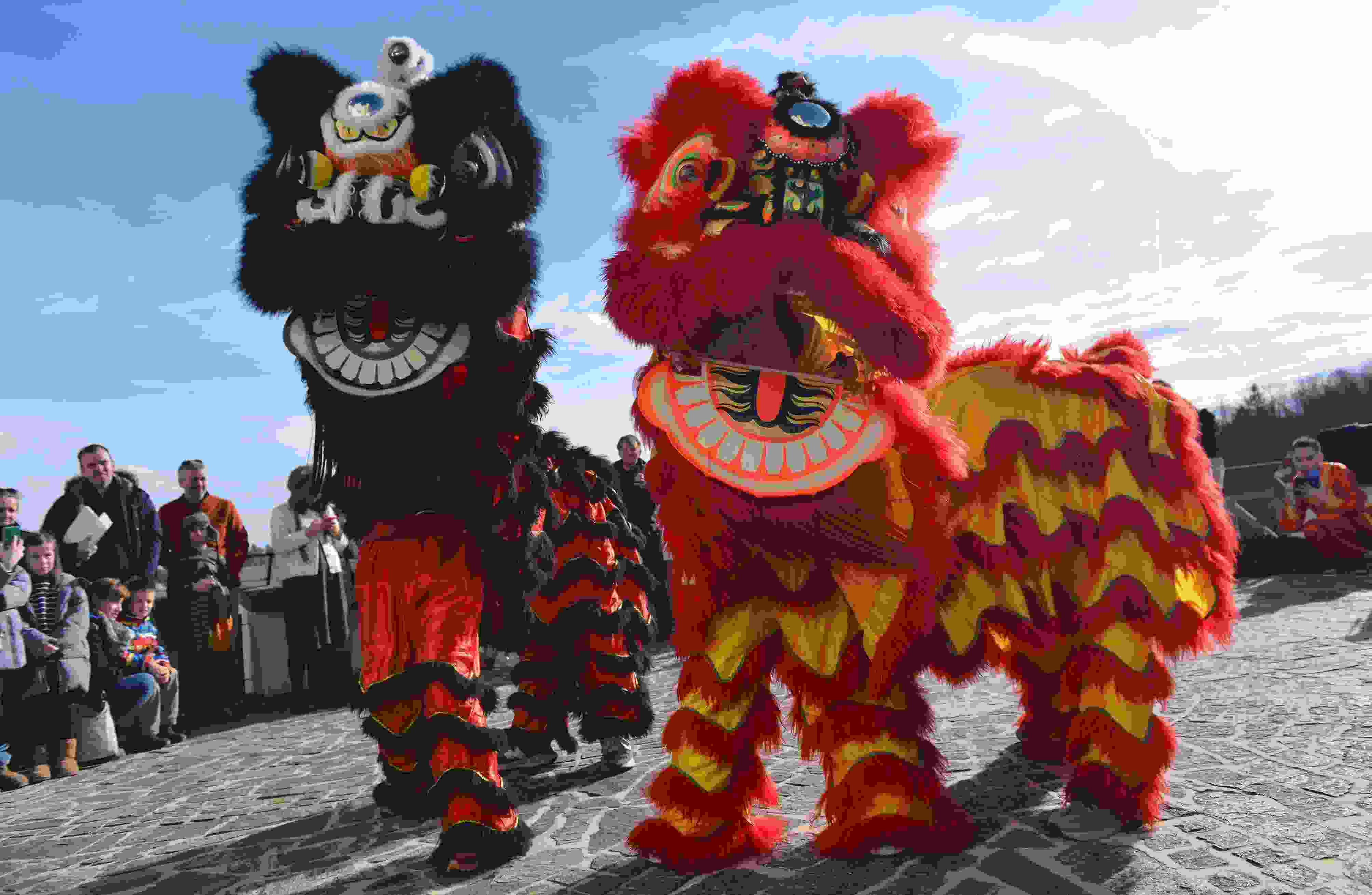 △當(dāng)?shù)貢r間2024年2月4日，克羅地亞克拉皮納，薩格勒布大學(xué)孔子學(xué)院舉辦一系列活動，迎接中國農(nóng)歷龍年春節(jié)。