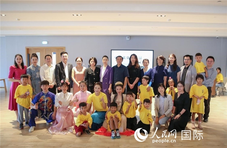 開營儀式部分嘉賓合影。人民網中東中心分社塔里克·易卜拉欣攝