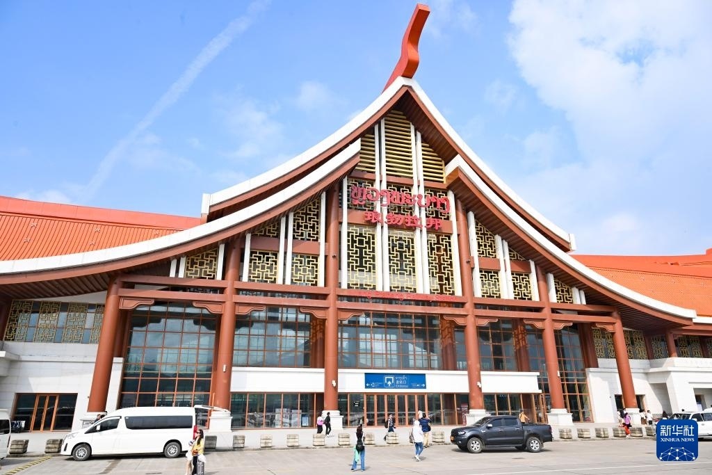 這是10月12日在老撾拍攝的瑯勃拉邦車站。新華社記者 程一恒 攝