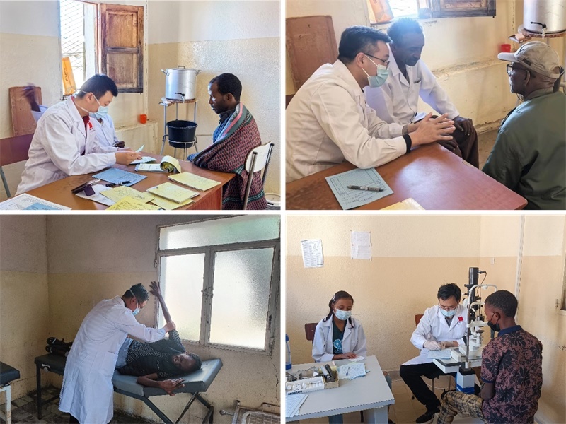 中國(guó)第17批援厄立特里亞醫(yī)療隊(duì)在科倫醫(yī)院開(kāi)展巡診活動(dòng)。中國(guó)第17批援厄立特里亞醫(yī)療隊(duì)供圖