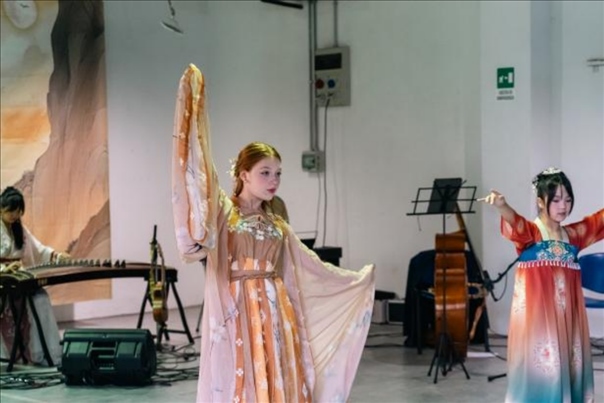 交流活動(dòng)現(xiàn)場(chǎng)。 中國(guó)駐意大利使館供圖