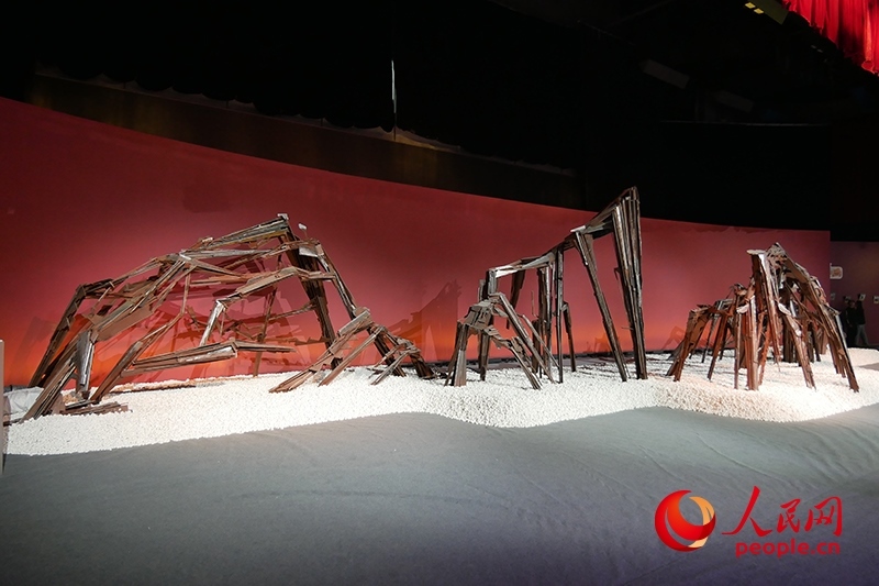 《鑄魂五岳》。人民網(wǎng)記者 韋衍行攝