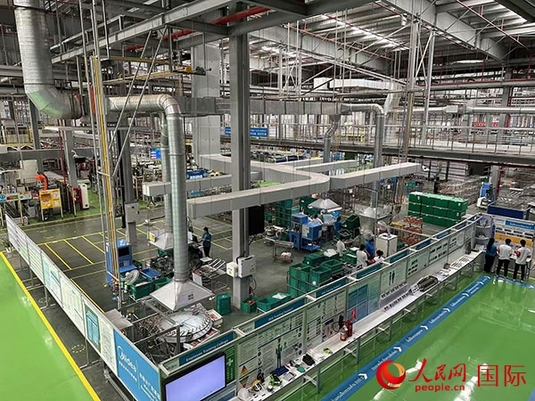 中企美的泰國(guó)工廠。人民網(wǎng)記者 簡(jiǎn)承淵攝