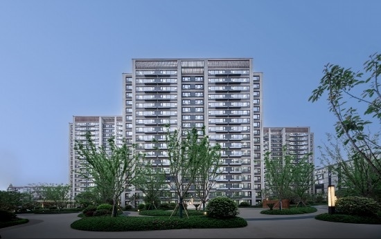 圖為改造后的中鐵臻庭小區(qū)整體外觀。王碩敏 攝