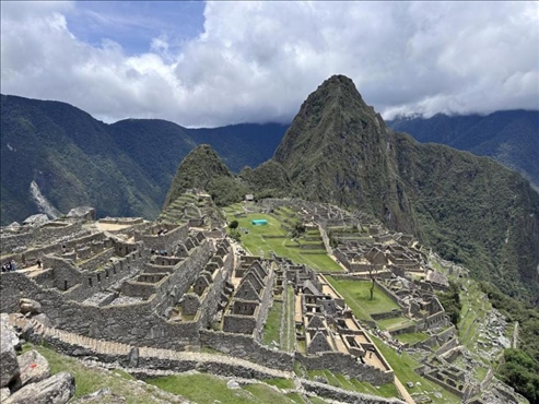 秘魯馬丘比丘古城遺址。本報記者 張朋輝 攝