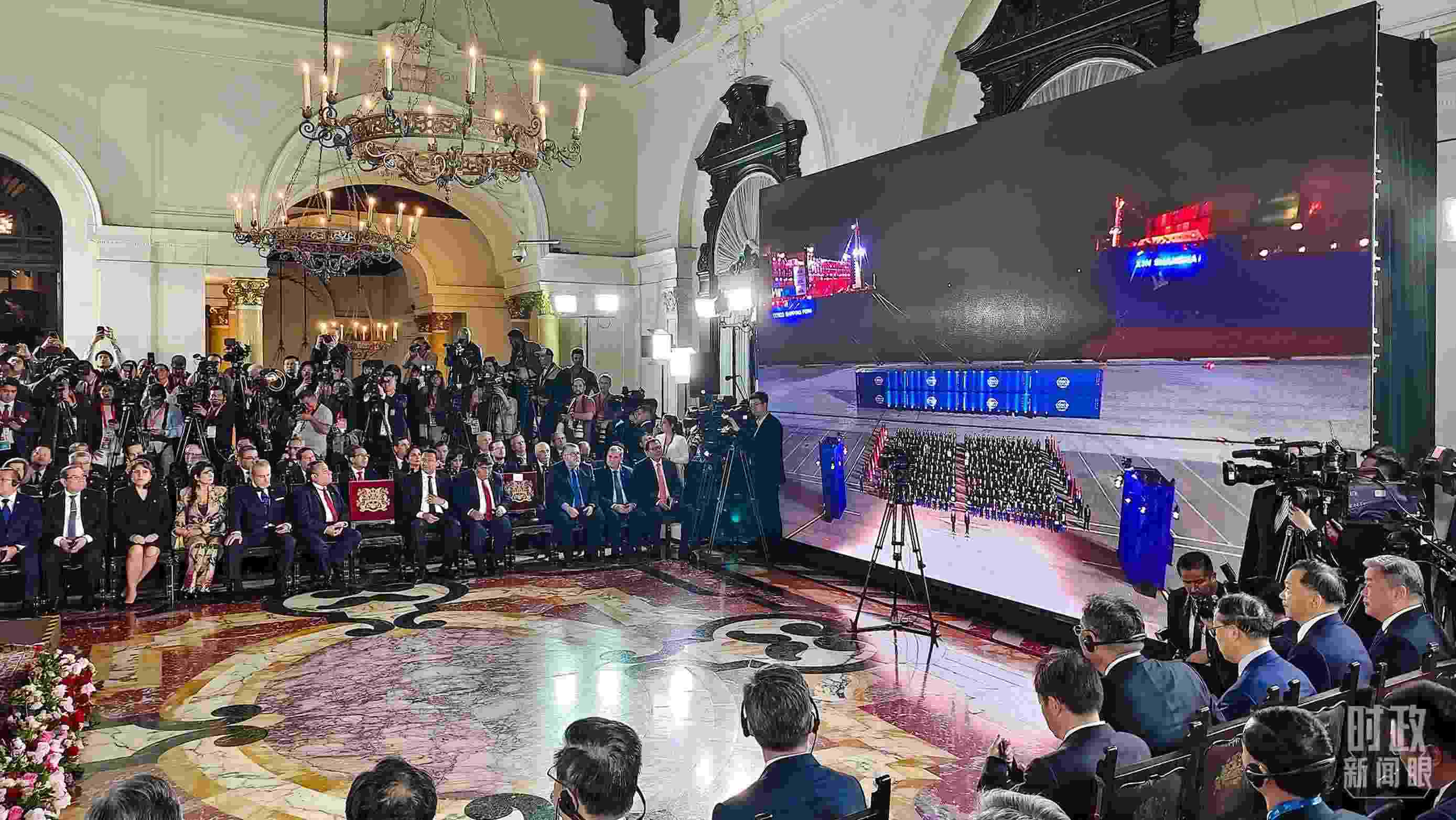 錢凱港開港儀式現場。（總臺央視記者韓銳拍攝）