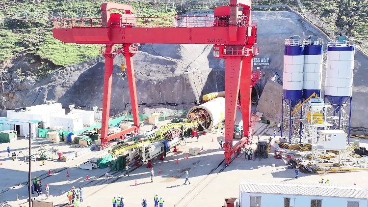 項目步進現(xiàn)場。中水電十一局供圖