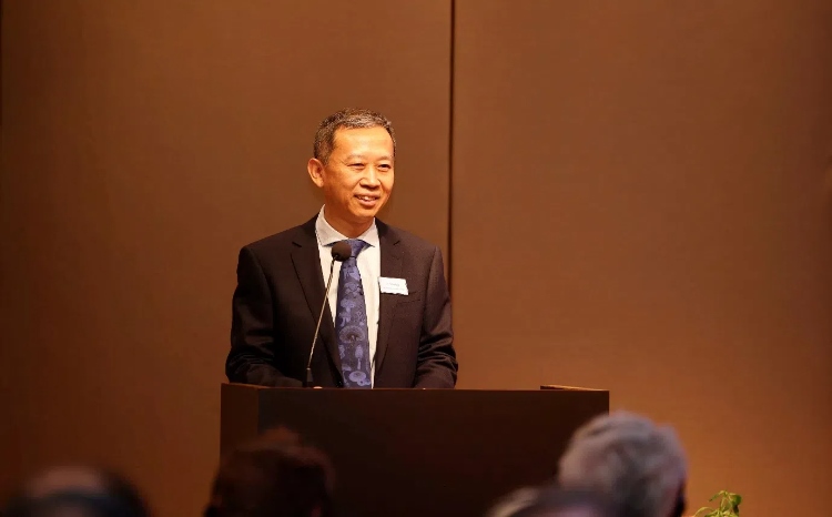 中國(guó)駐瑞典大使崔愛(ài)民應(yīng)邀出席論壇并致辭。中國(guó)駐瑞典大使館供圖