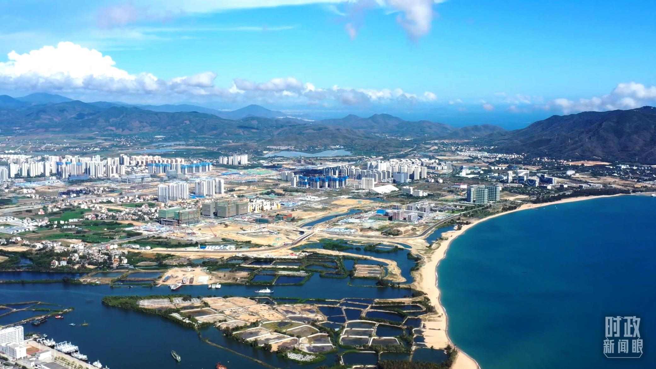 海南崖州灣科技城。（總臺記者張偉克拍攝）