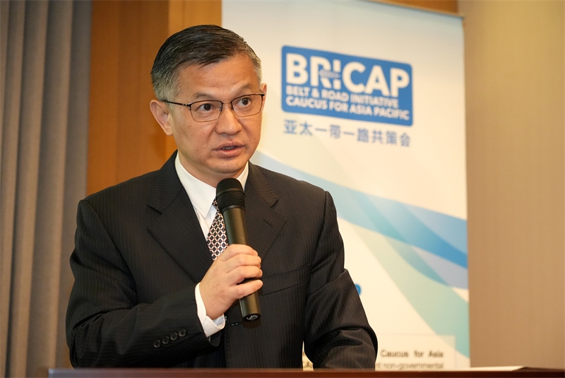 鄭學(xué)方作主旨演講。主辦方供圖