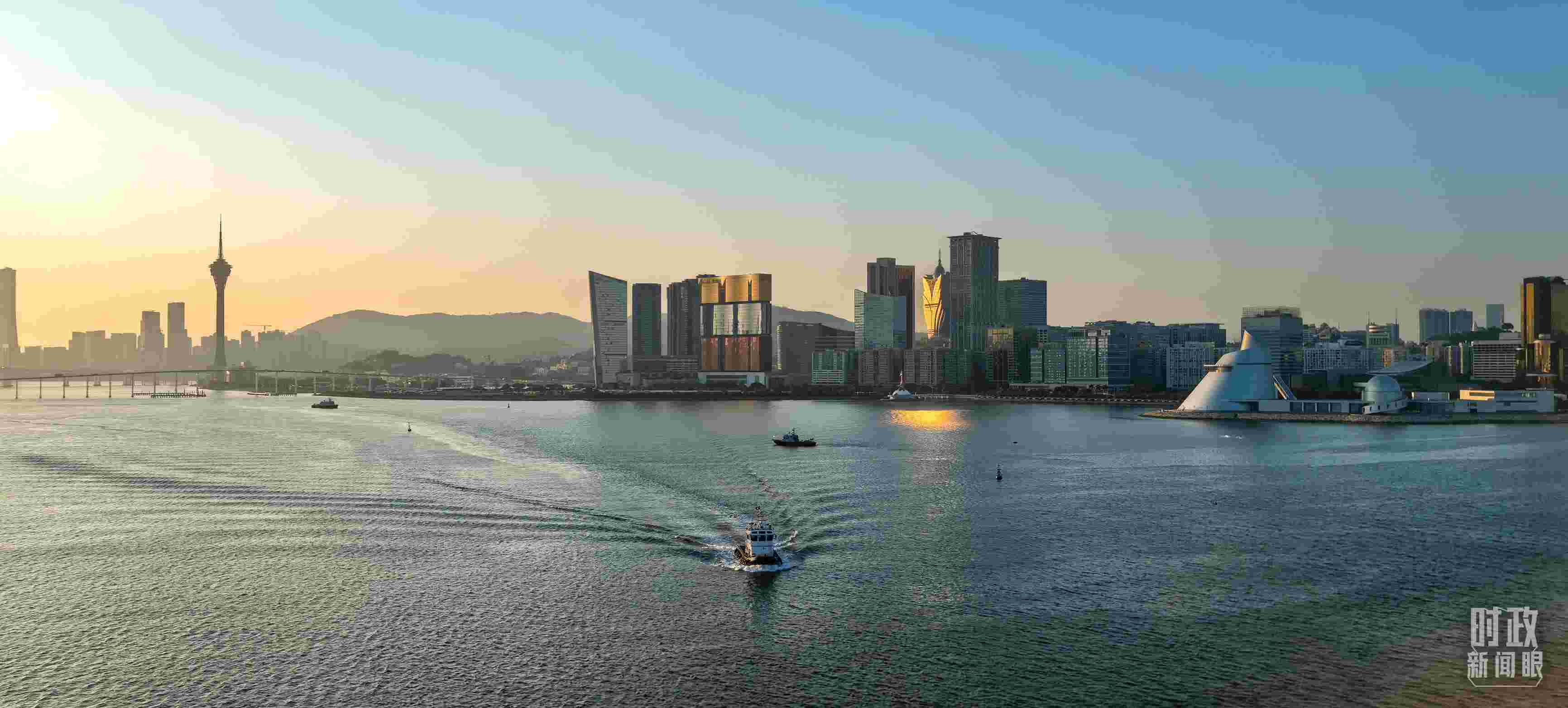 △澳門風光。（總臺央視記者王子杭拍攝）