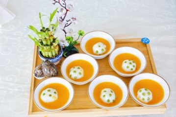 參賽作品“白雪尋蓮”。主辦方供圖