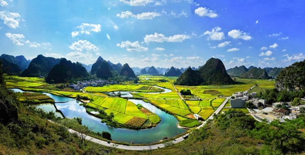 廣西天等都康田園風(fēng)光。主辦方供圖