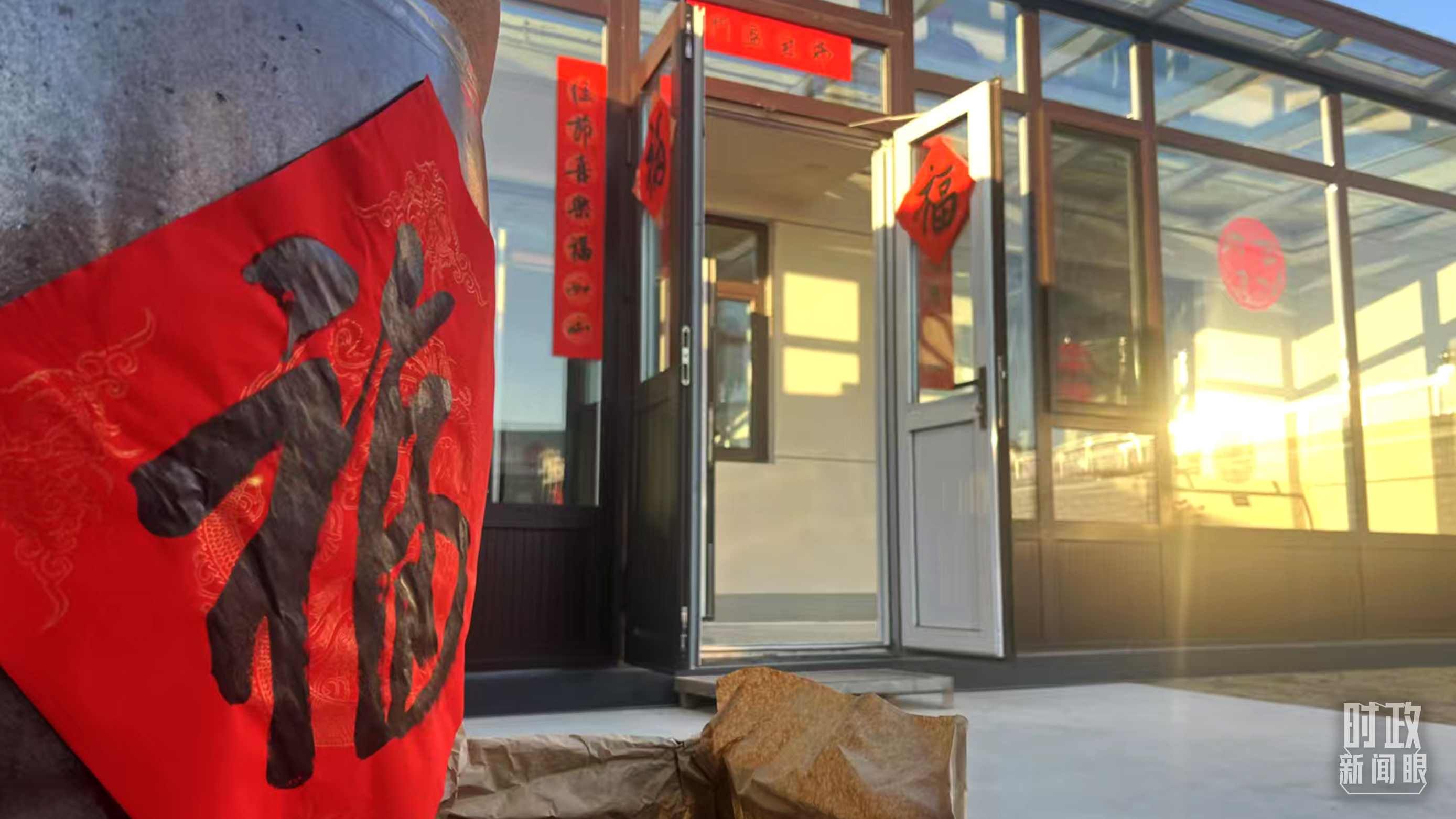 祝家溝村新居。（總臺央視記者李煒拍攝）