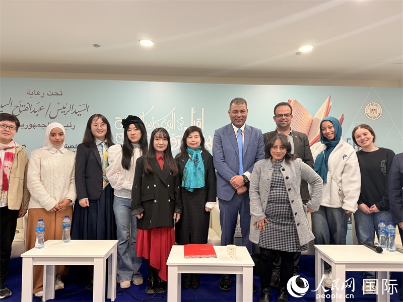 “中國與埃及：古往今來的聯(lián)系”主題分享會，人民網(wǎng)記者黃培昭攝