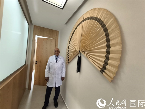 哈利勒的診所內(nèi)。人民網(wǎng)記者 黃培昭攝