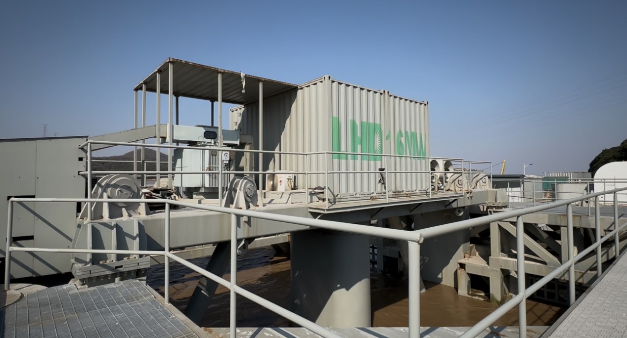 LHD潮流能發(fā)電站。人民網(wǎng)記者 王紹紹攝