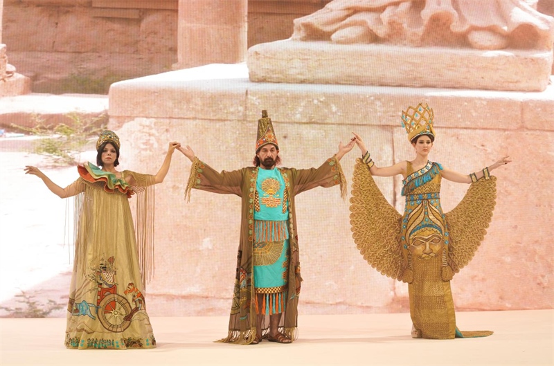 伊拉克時(shí)尚館去年9月舉辦的時(shí)裝展一景。伊拉克時(shí)尚館供圖