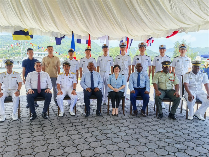 儀式現(xiàn)場。中國駐塞舌爾大使館供圖