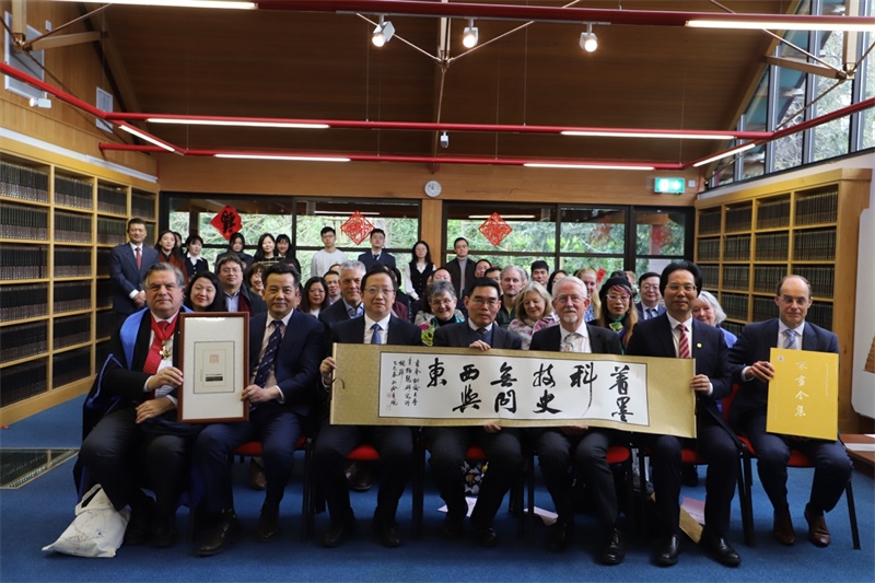 《宋畫全集》亮相劍橋大學(xué)李約瑟研究所。主辦方供圖