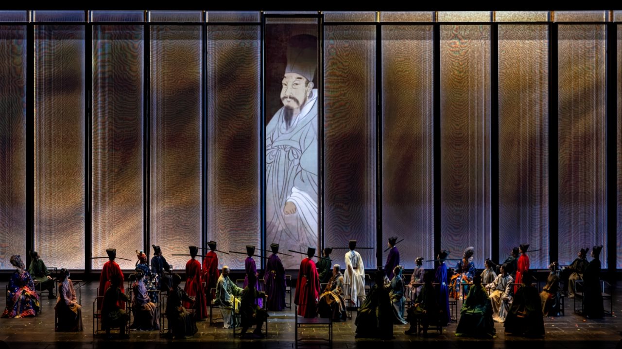 《蘇堤春曉》演出現(xiàn)場。國家話劇院供圖