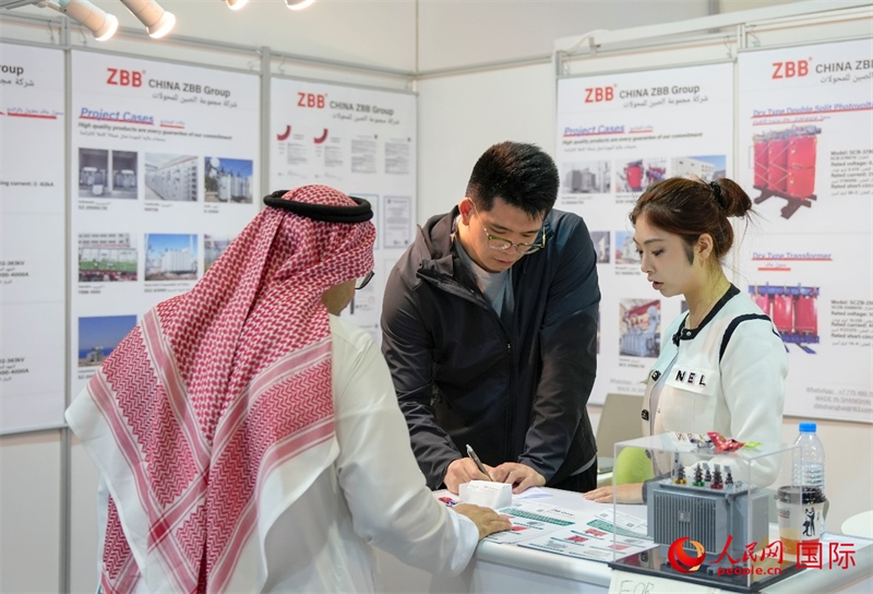 展會現(xiàn)場。人民網(wǎng) 塔里克·易卜拉欣攝