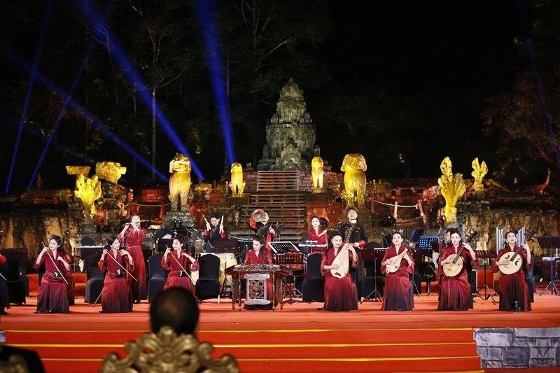 2024年1月13日，在柬埔寨暹粒舉行的“中柬人文交流年”啟動儀式。