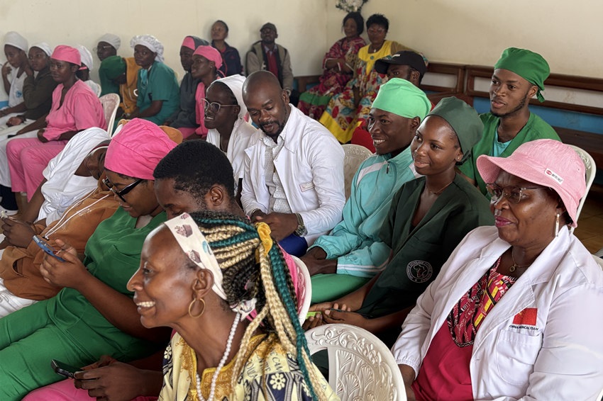 【2】圖為活動現(xiàn)場。中國（山西）第24批援喀麥隆姆巴爾馬尤醫(yī)療隊 供圖