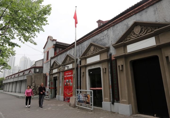 這是2018年5月1日拍攝的中國勞動組合書記部舊址陳列館外景。新華社記者 劉穎 攝