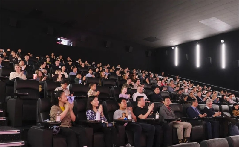觀影現(xiàn)場(chǎng)。中國駐丹麥大使館供圖