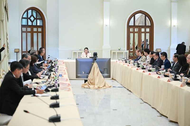 會議現(xiàn)場。泰國總理府供圖