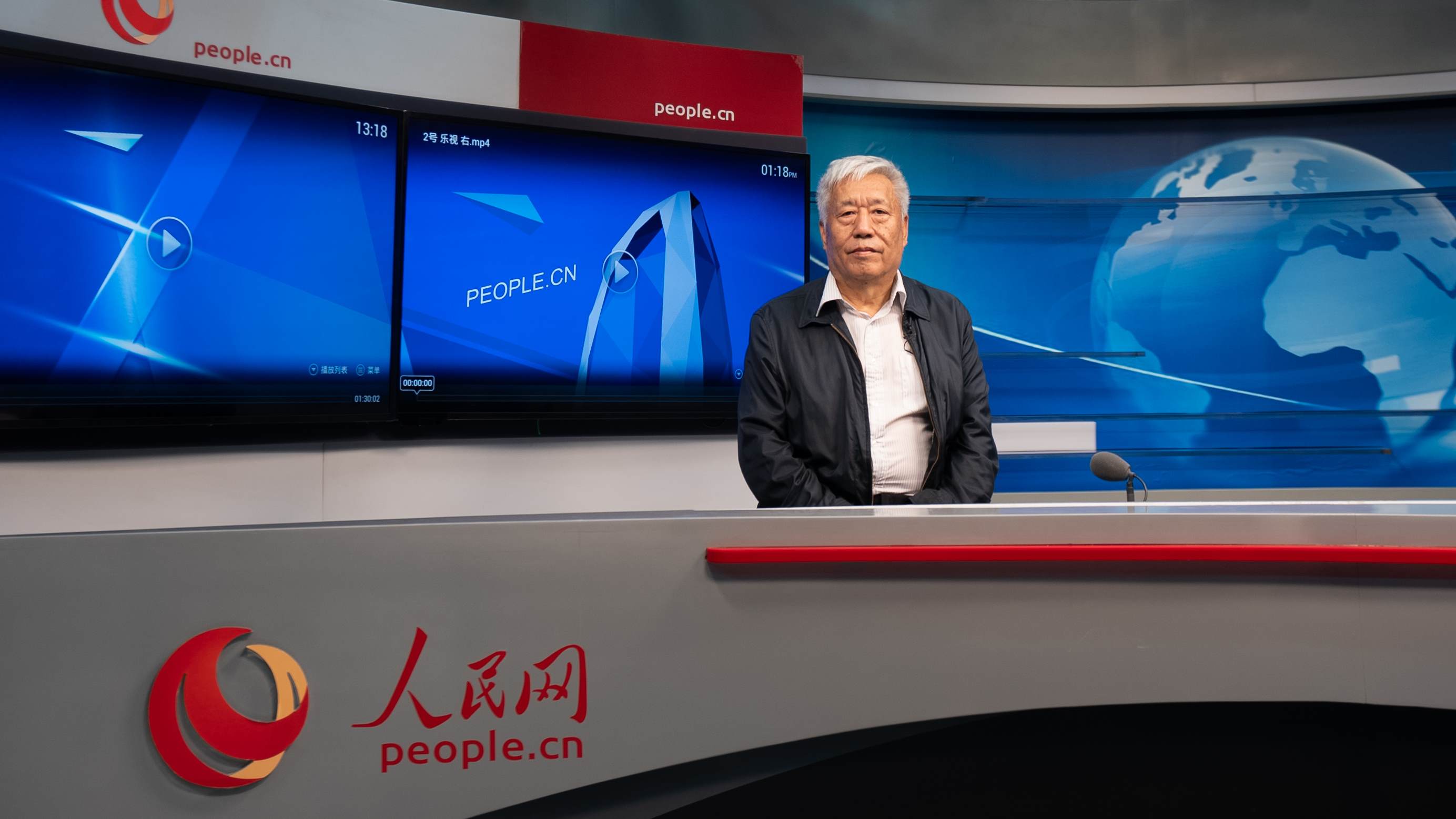 中國地震局地球物理研究所原副所長、研究員高孟潭作客人民網(wǎng)。人民網(wǎng)記者 葛泰佚攝