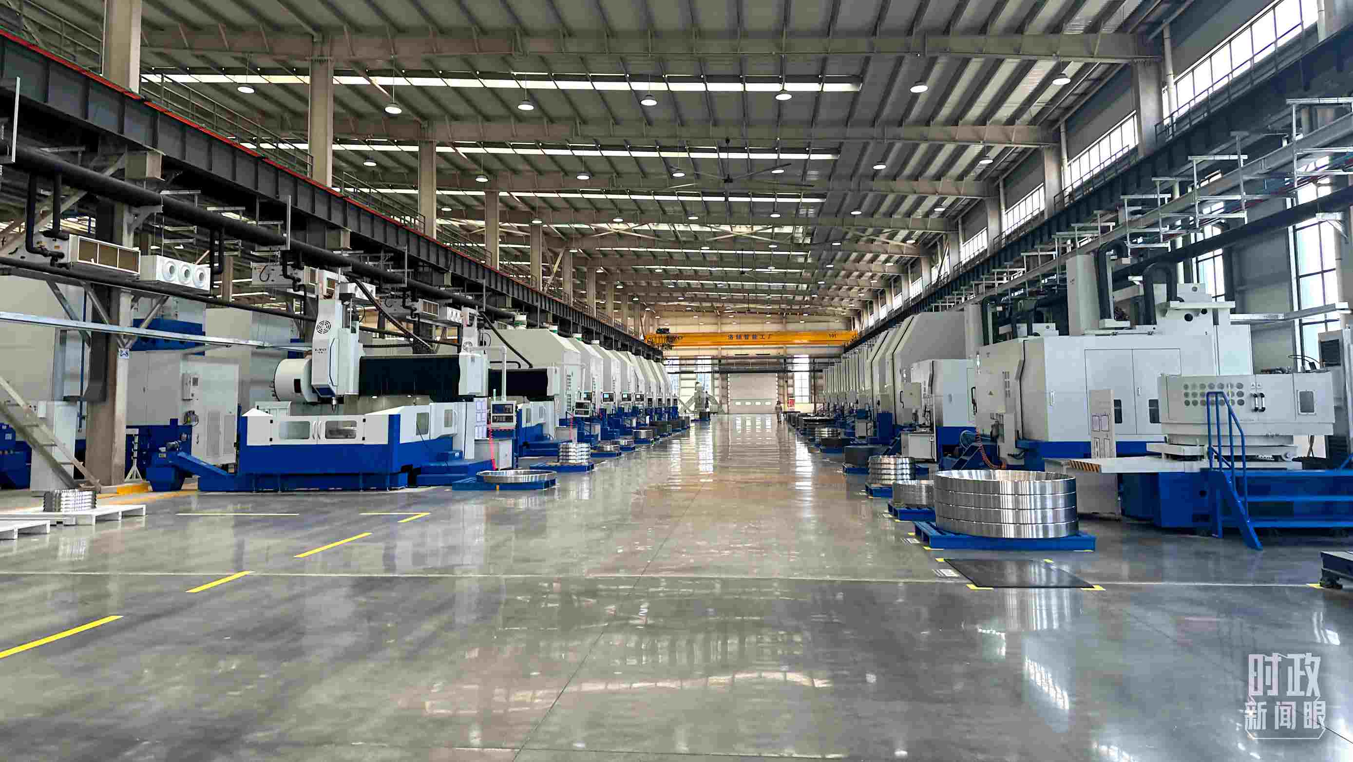 △洛軸智能工廠。（總臺央視記者趙化拍攝）