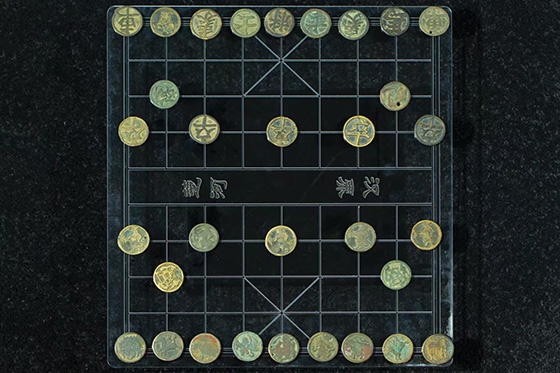 宋代中國銅象棋子。主辦方供圖