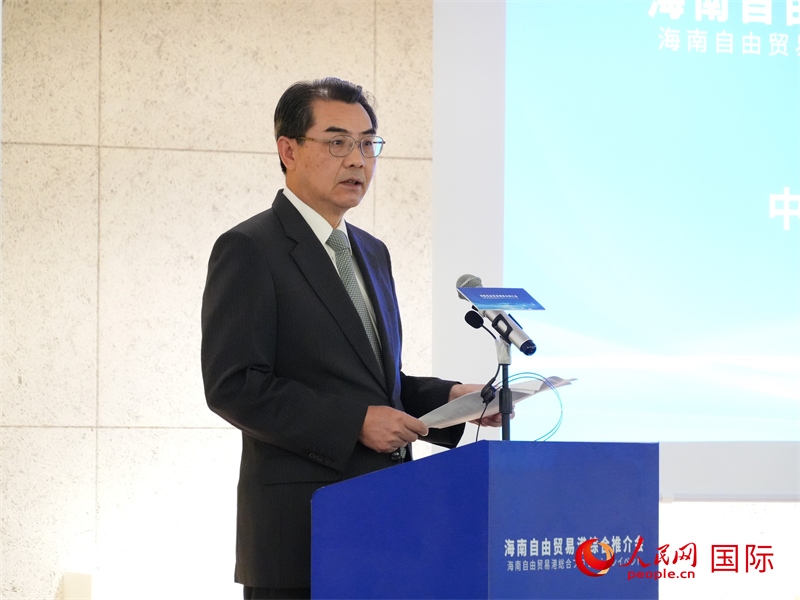 中國(guó)駐日本大使吳江浩致辭。人民網(wǎng) 許可攝