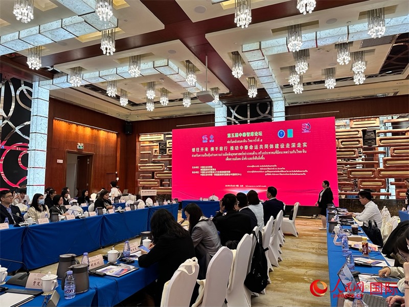 第五屆中泰智庫論壇現(xiàn)場。人民網(wǎng) 孫書宇攝