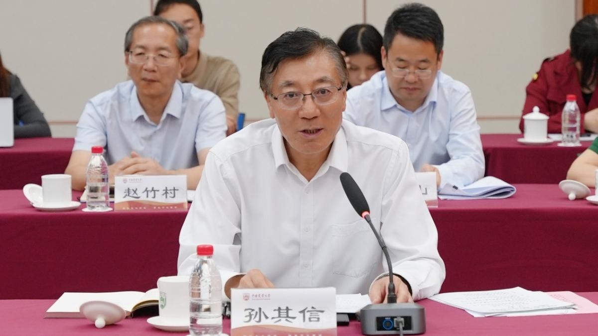 中國工程院院士、中國農(nóng)業(yè)大學校長孫其信。校方供圖